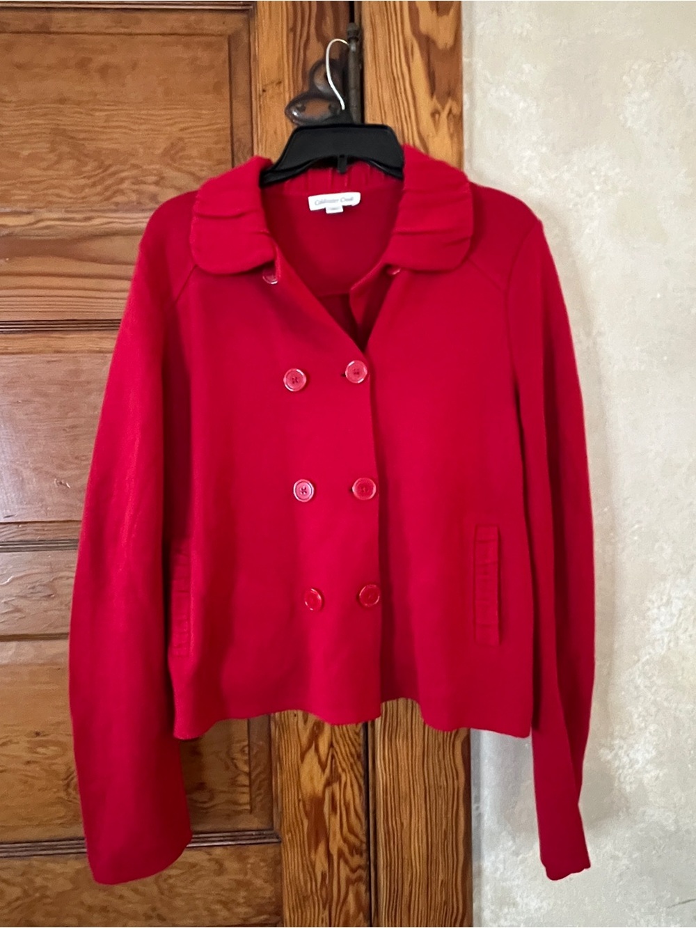 Coldwater Creek Cozy Autumn Wool/Acrylic Blend Button Down Sweater Size M